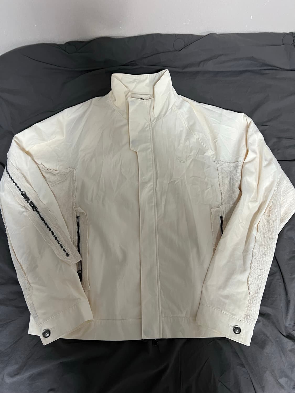 (4) 산산기어 어파인 커브자켓 아이보리 1회착 새상품급 상품이미지5