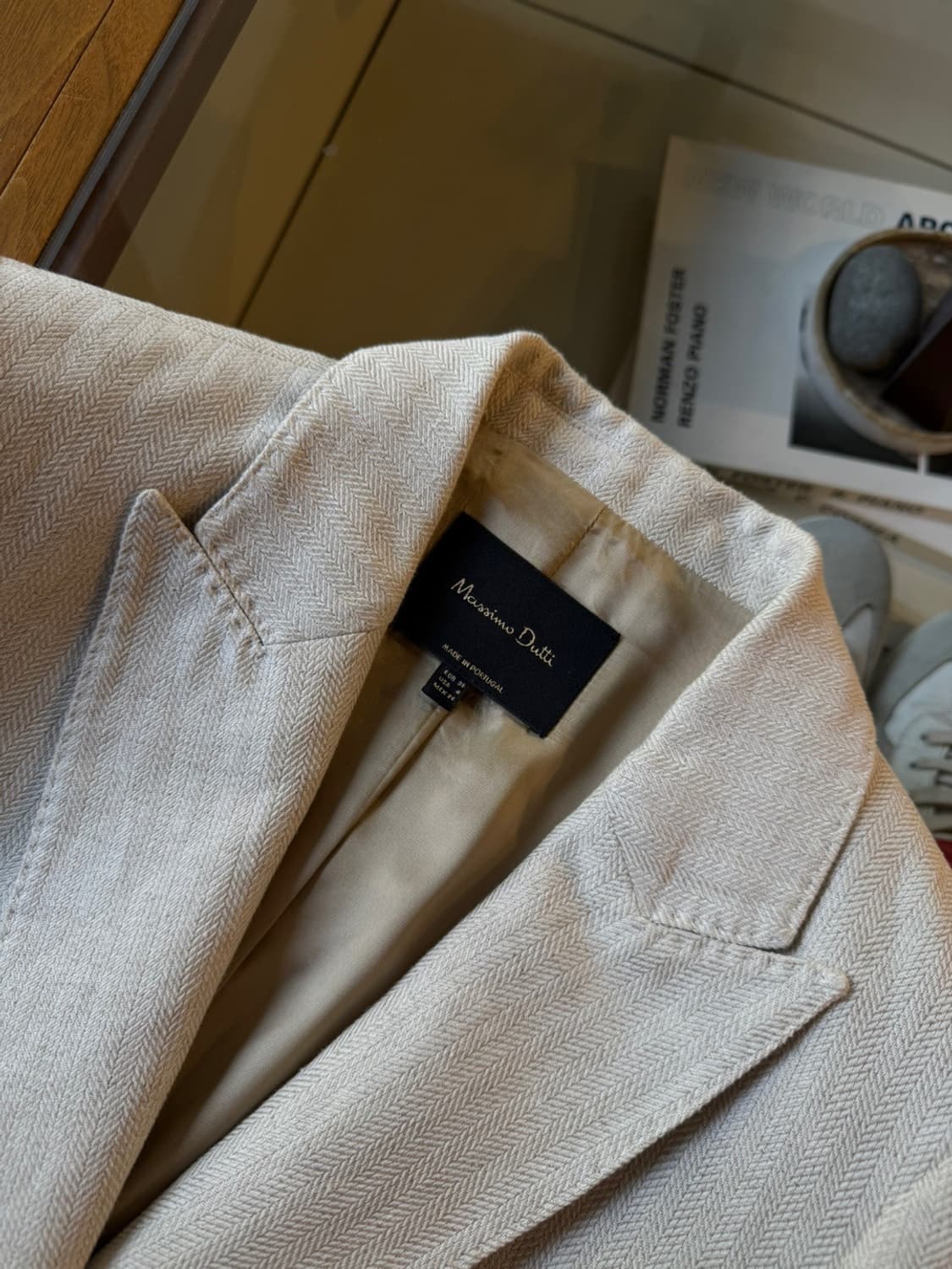 마시모두티 리넨 테일러드 자켓 55 상품이미지6