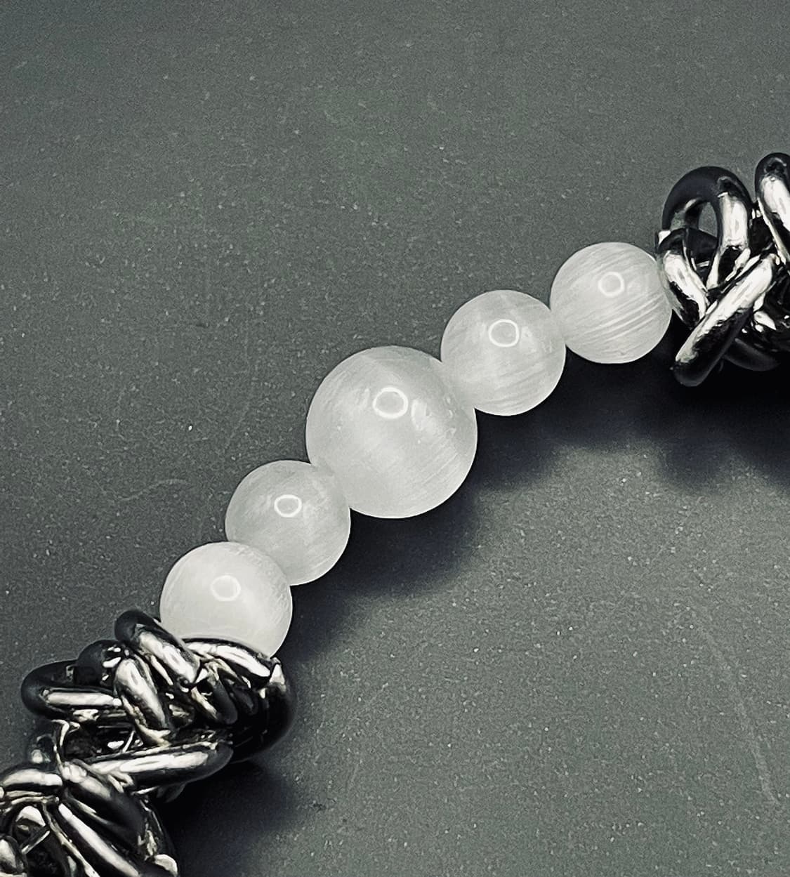 pcr Sky gemstone twisted chain necklace 상품이미지6