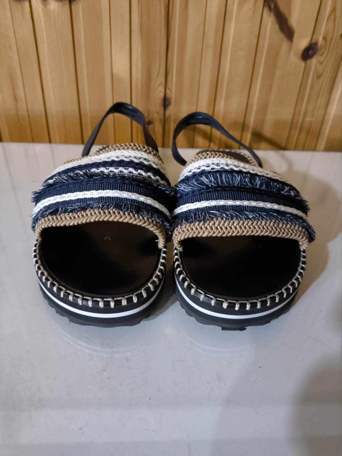 235mm 바바라 소가죽 에스닉 샌들 상품이미지3