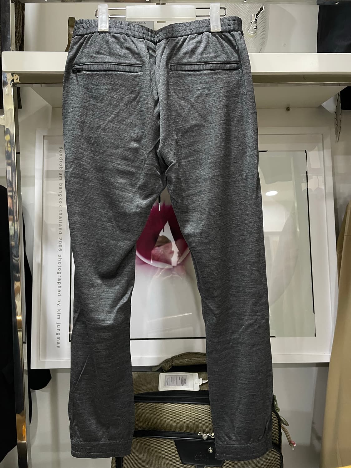 띠어리/그레이 밴딩조거팬츠 상품이미지2