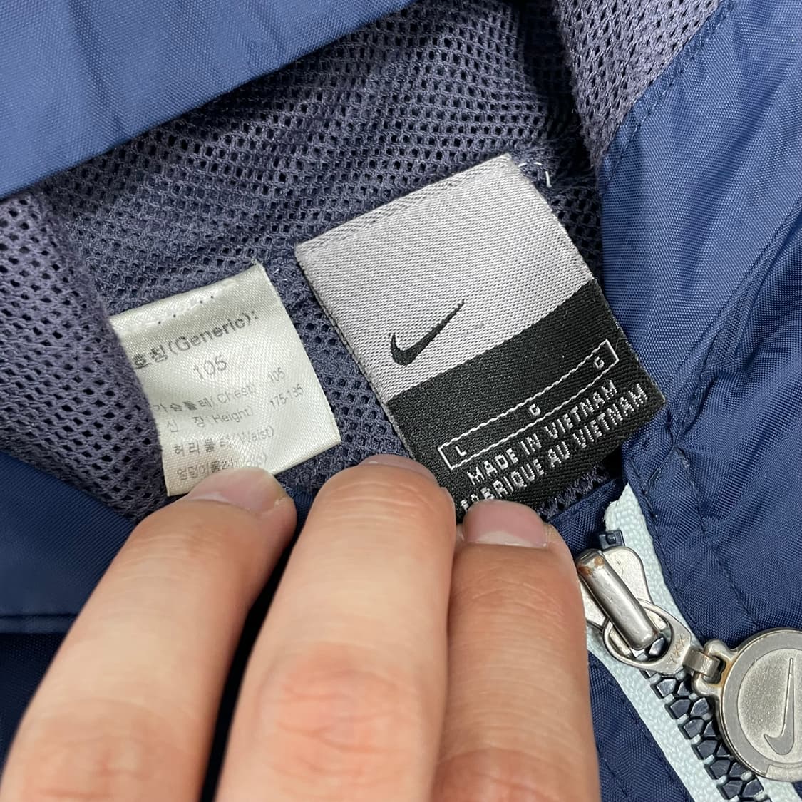 L(2XL) 나이키 트랙 나일론 후드 바람막이 상품이미지6