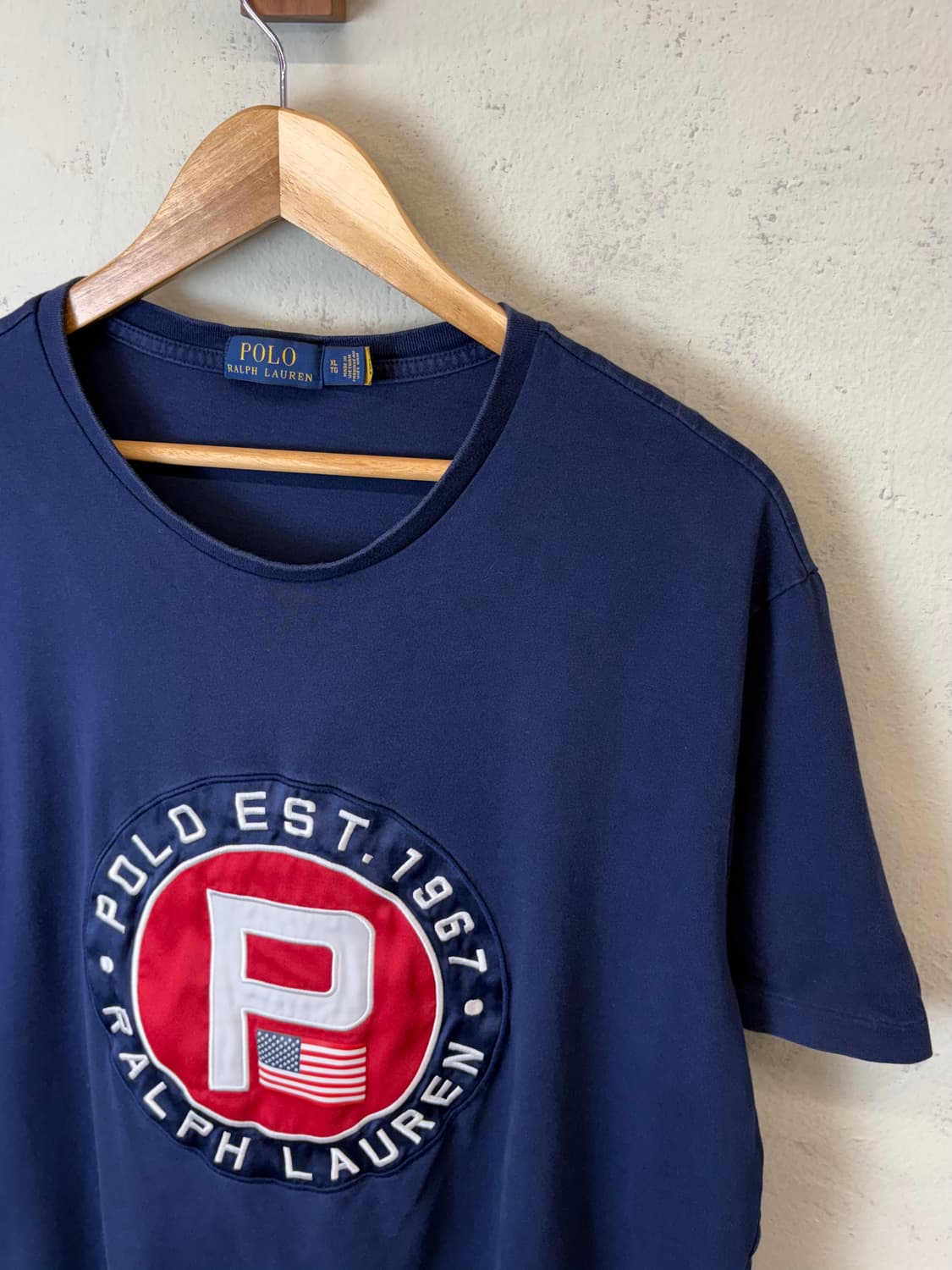 폴로랄프로렌 P로고 반팔티 네이비 상품이미지5