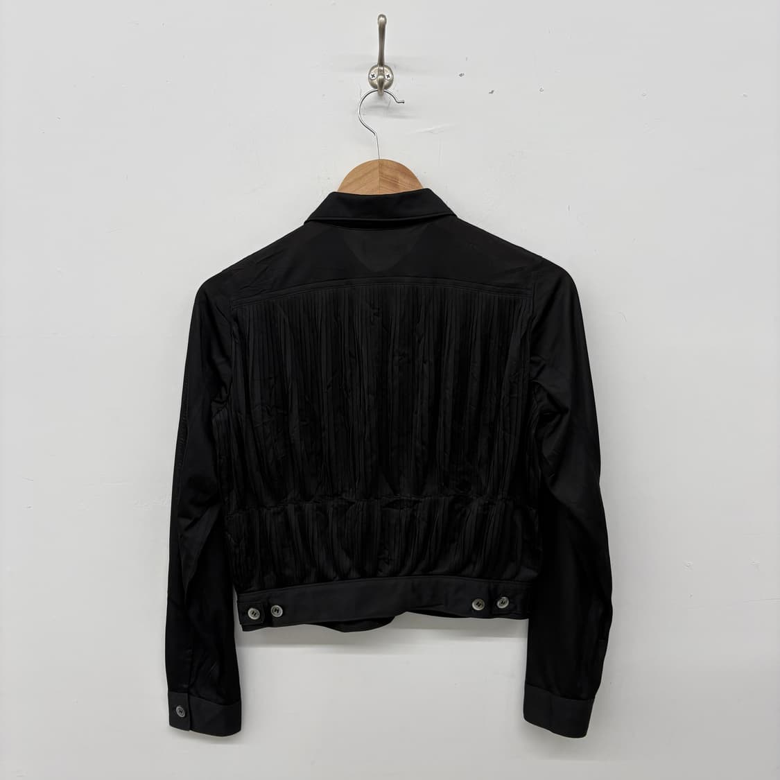 꼼데가르송 블랙 셔츠 자켓 여XS 상품이미지5