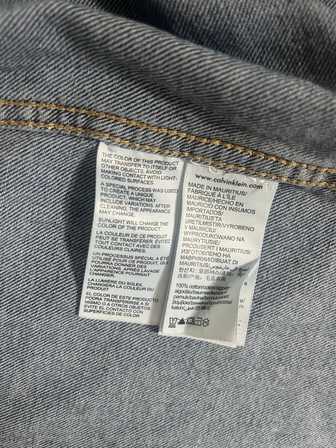 캘빈클라인 정품 데님셔츠 XL 상품이미지3