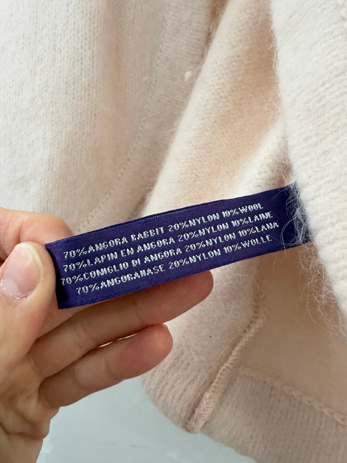 폴로랄프로렌 폴로 폴로가디건 폴로퍼플라벨 볼레로가디건 폴로니트  상품이미지5