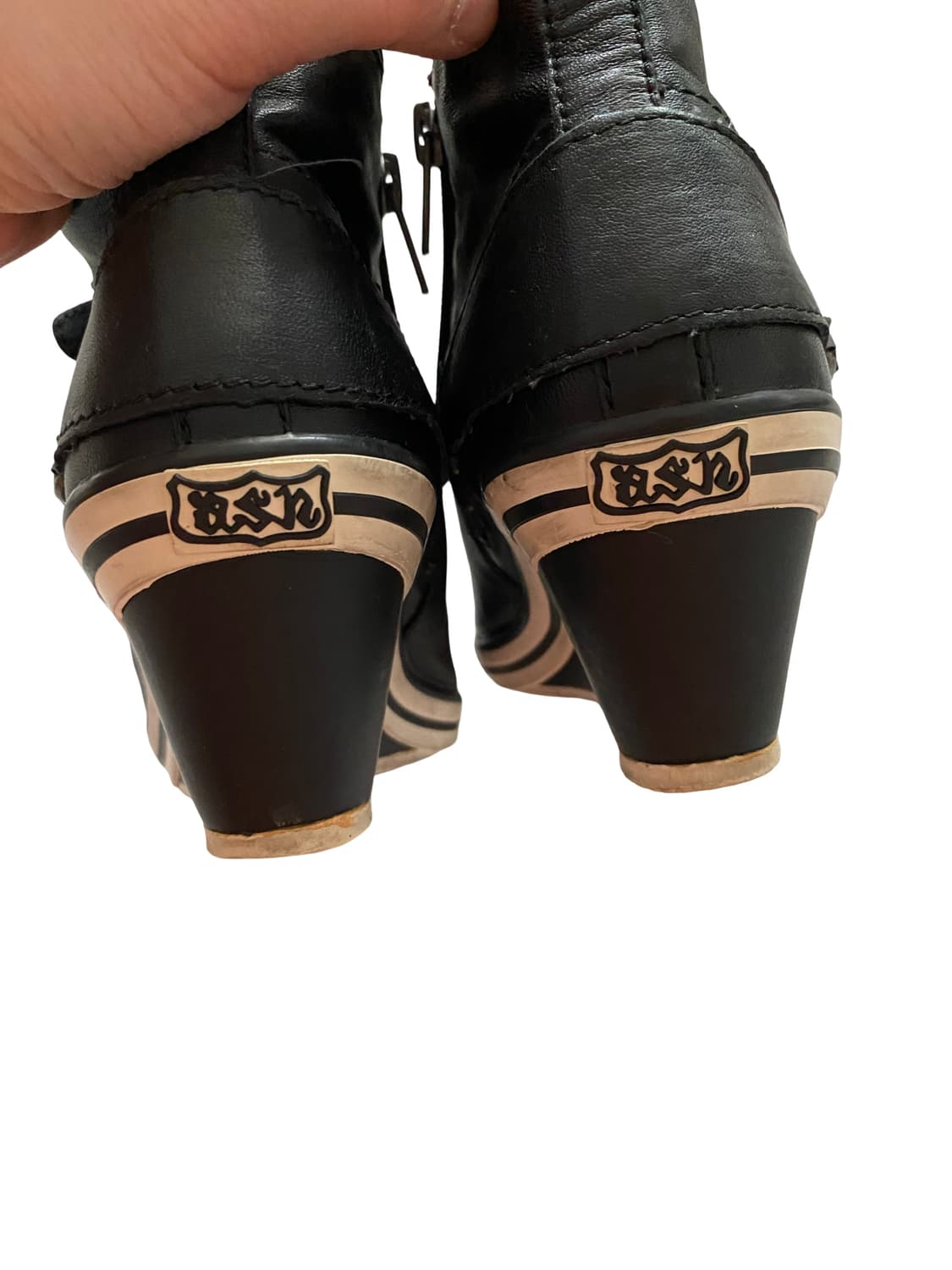 [아쉬 애쉬 (ASH)] 정품 가죽 웨지힐 스니커즈 (38사이즈) 상품이미지4