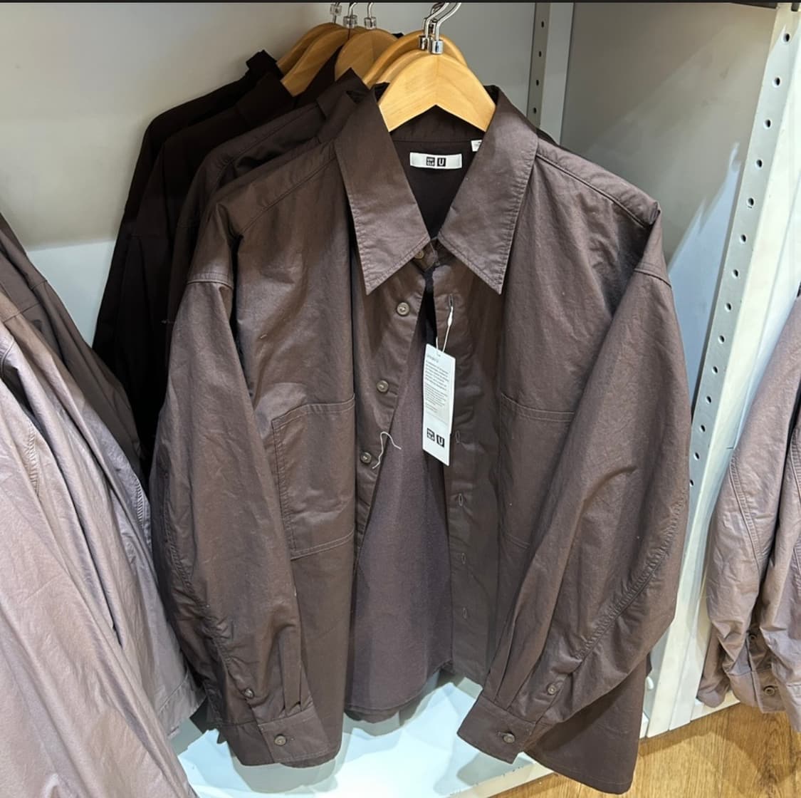 유니클로U 유틸리티 셔츠 상품이미지3