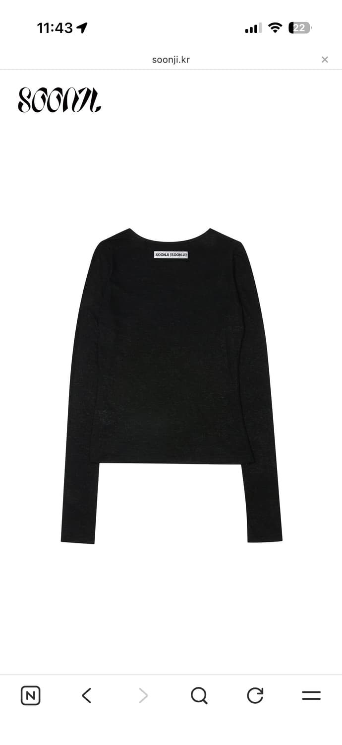 순지울텐셀롱슬리브soonji수룩순지티셔츠텐셀티셔츠 상품이미지1