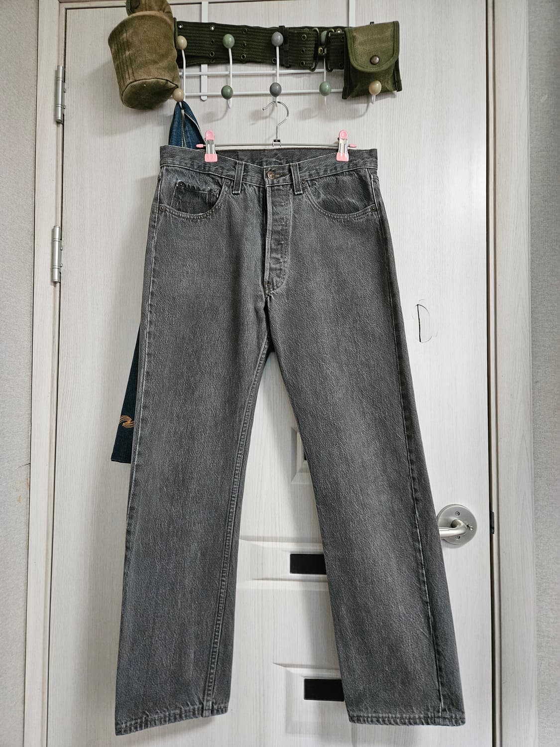 80s levi's 501 32x30 리바이스 블랙진 흑청진 상품이미지1