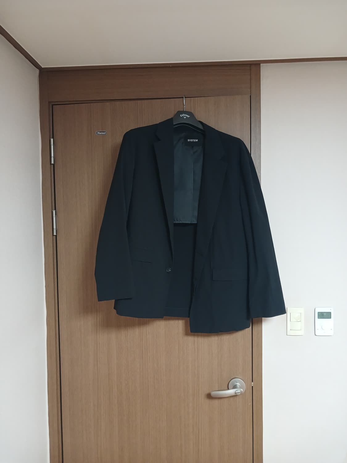 시스템옴므 남성 블랙 자켓110  상품이미지4