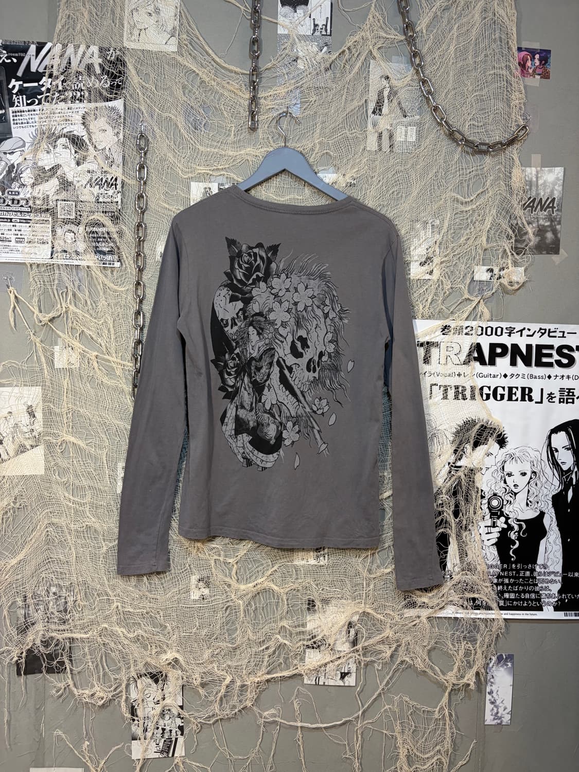 Ed Hardy cubic skull long sleeve 상품이미지8