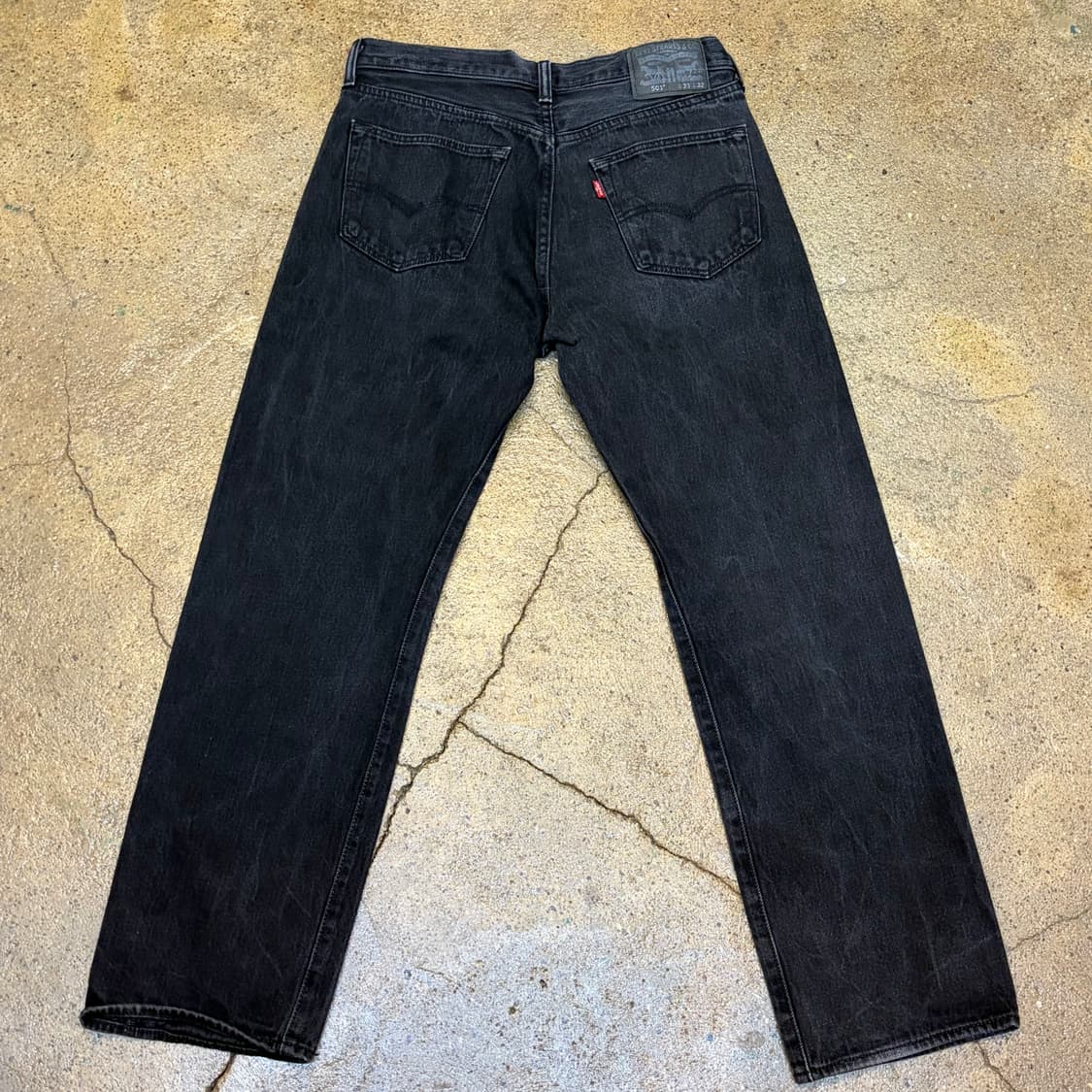 미국 빈티지 리바이스 501 블랙진 청바지 상품이미지4