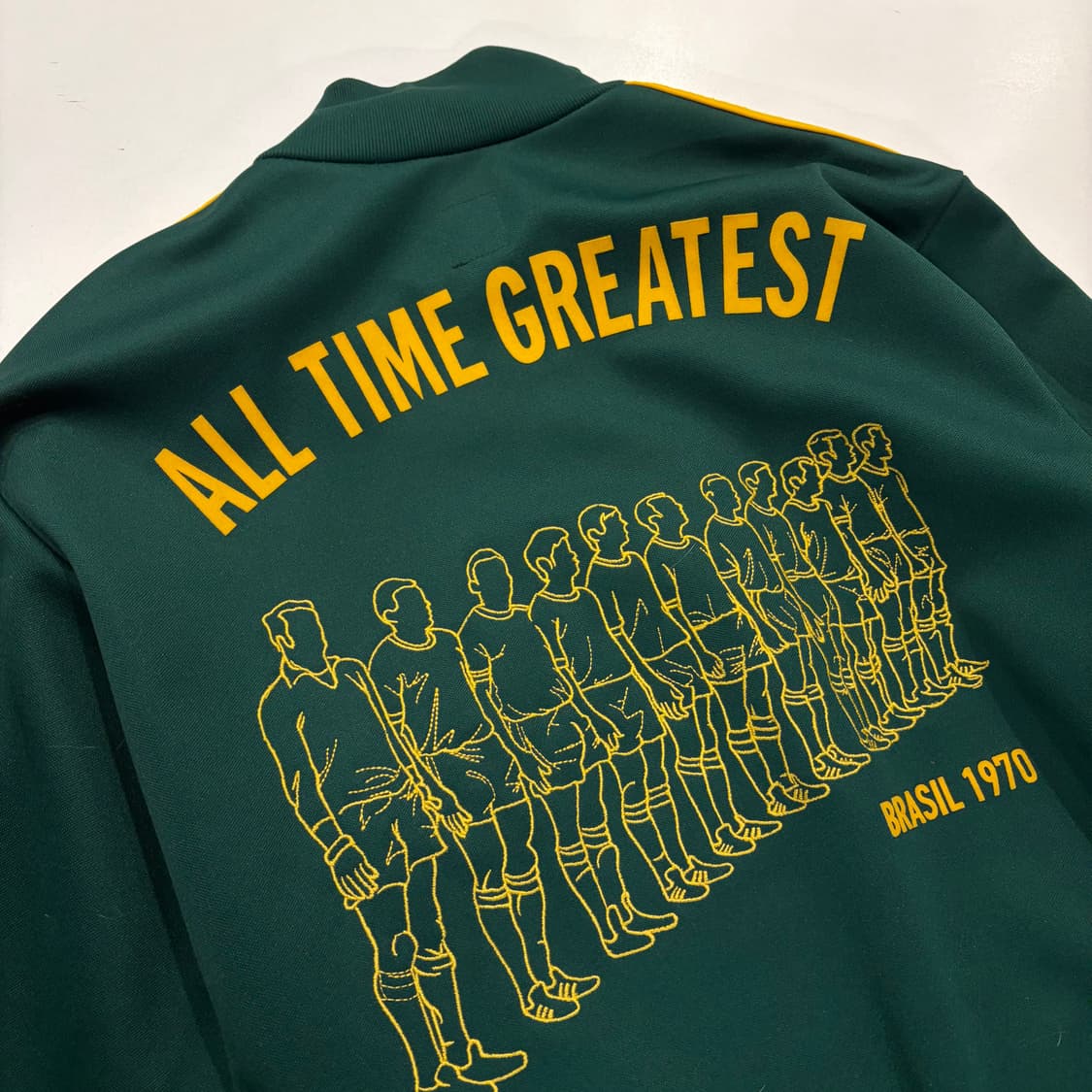 [95] 05s 아디다스 브라질 트랙탑 져지 집업 노초 D742 상품이미지7