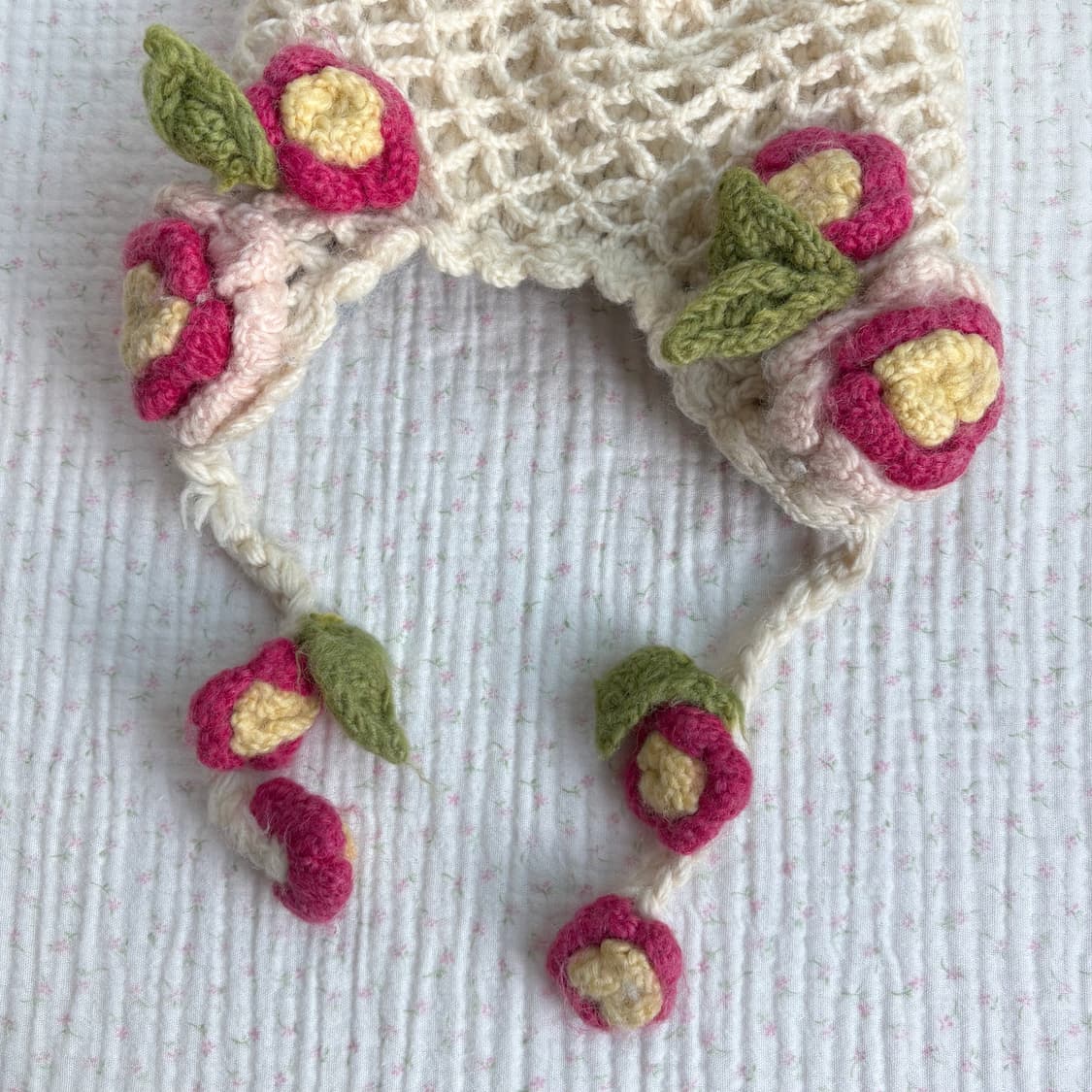 JPN/ 이어플랩비니 크로셰비니 모리걸비니 모리룩비니 상품이미지3