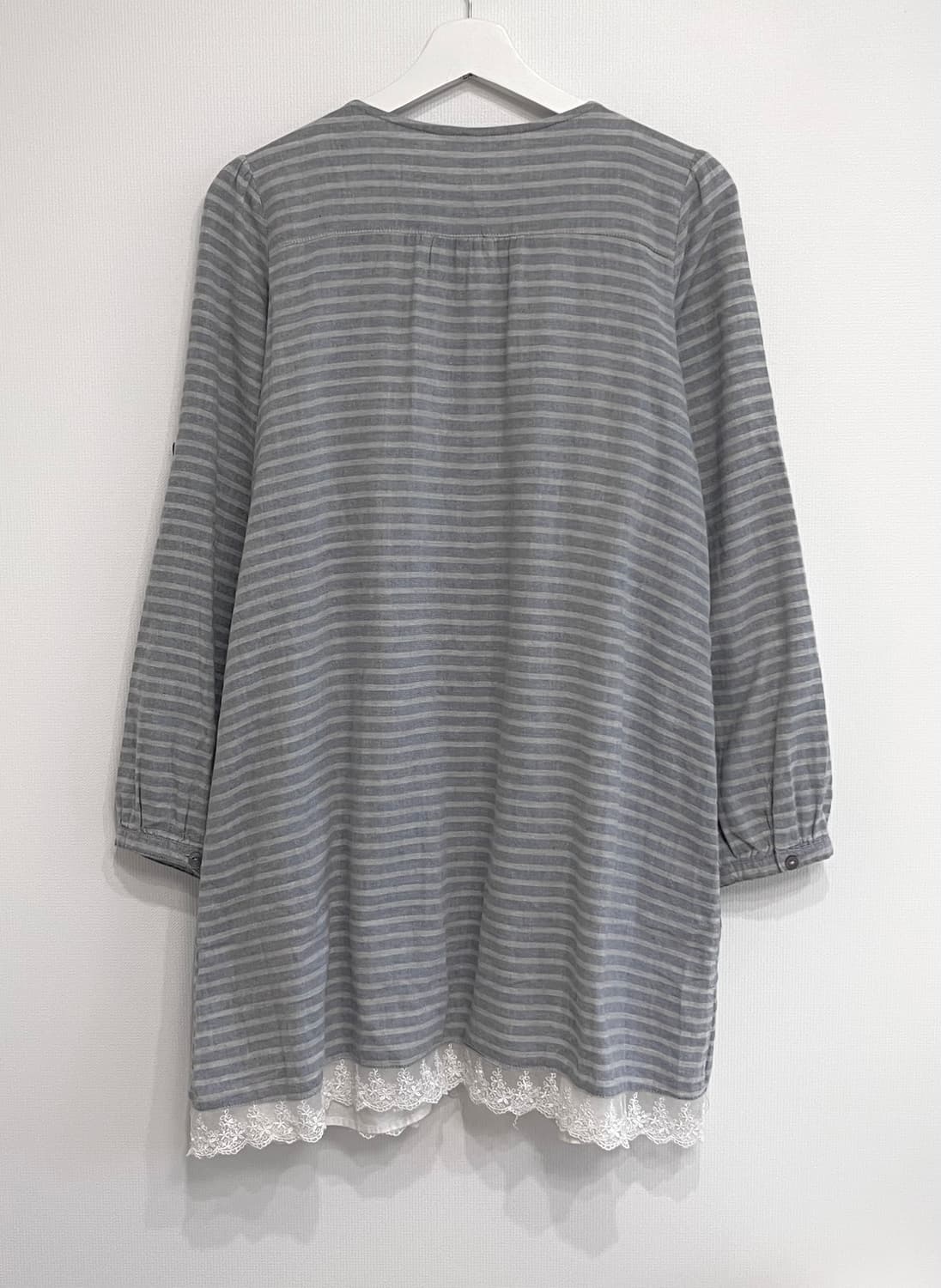 스트라이프 레이스 바선생 상품이미지5