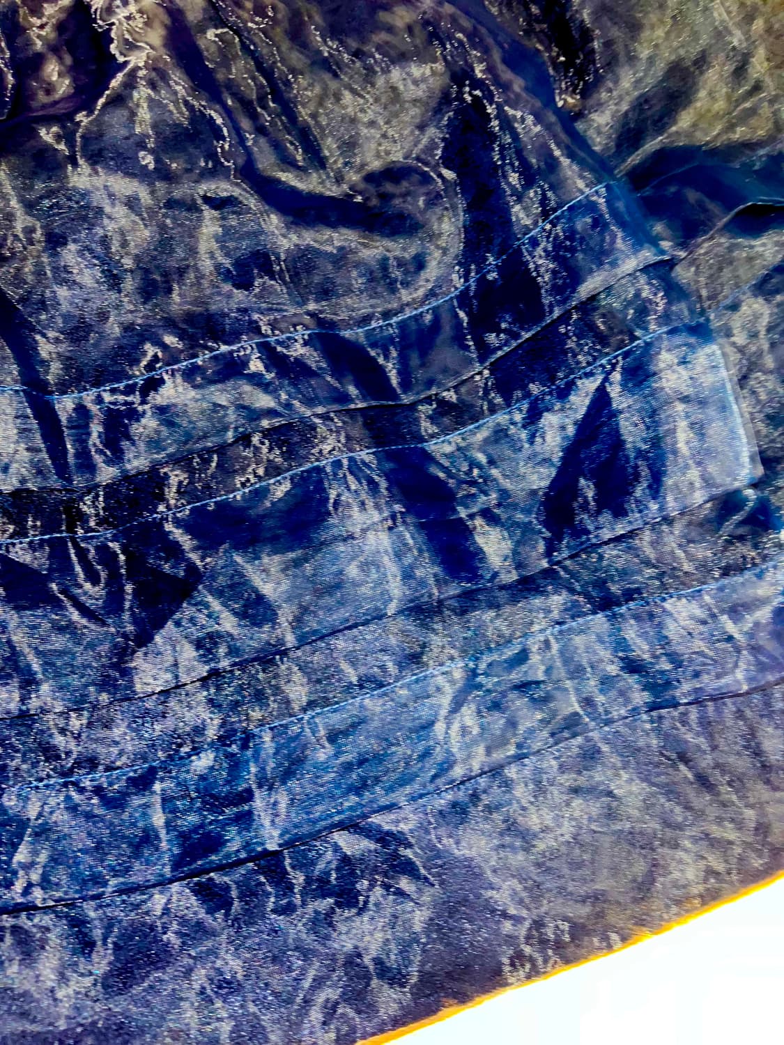 레이스 플리츠 스커트 네이비 갸루 달천깔 로걀 긱시크 공겜여주 y2k 상품이미지2