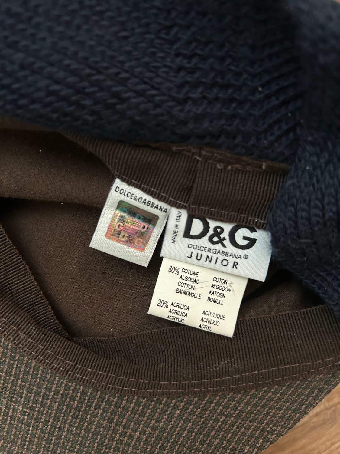 돌체앤가바나 데님 헌팅캡 상품이미지3