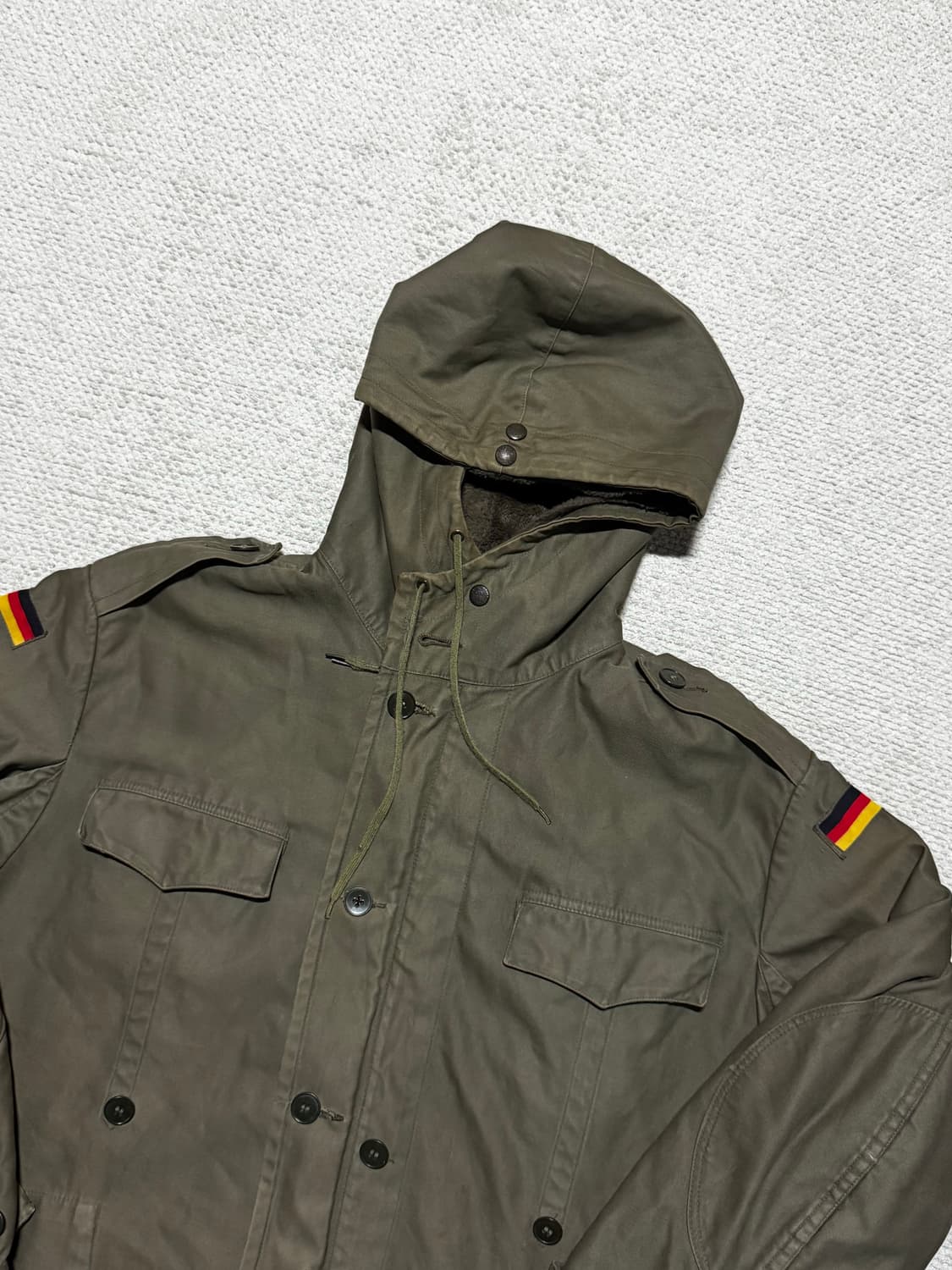 80s 독일군 오리지널 필드파카 밀리터리 자켓 L~XL 상품이미지1