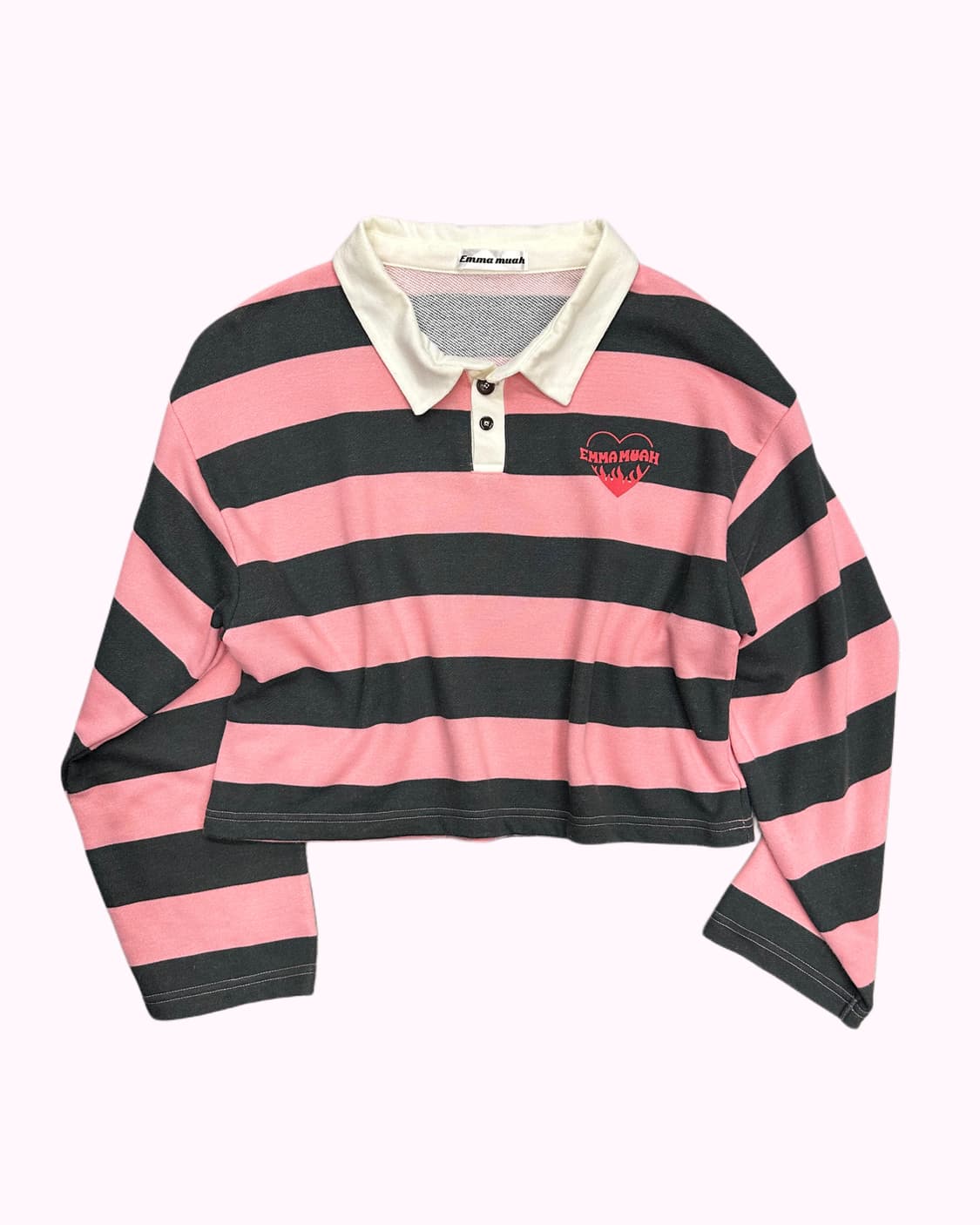 pink stripe logo pk T 상품이미지1