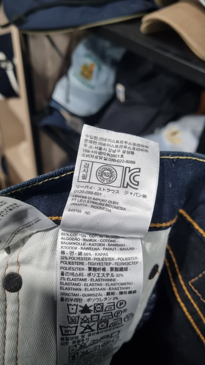 리바이스 슬림(511) 진청 윈터 데님진(안감기모) 32사이즈 상품이미지5
