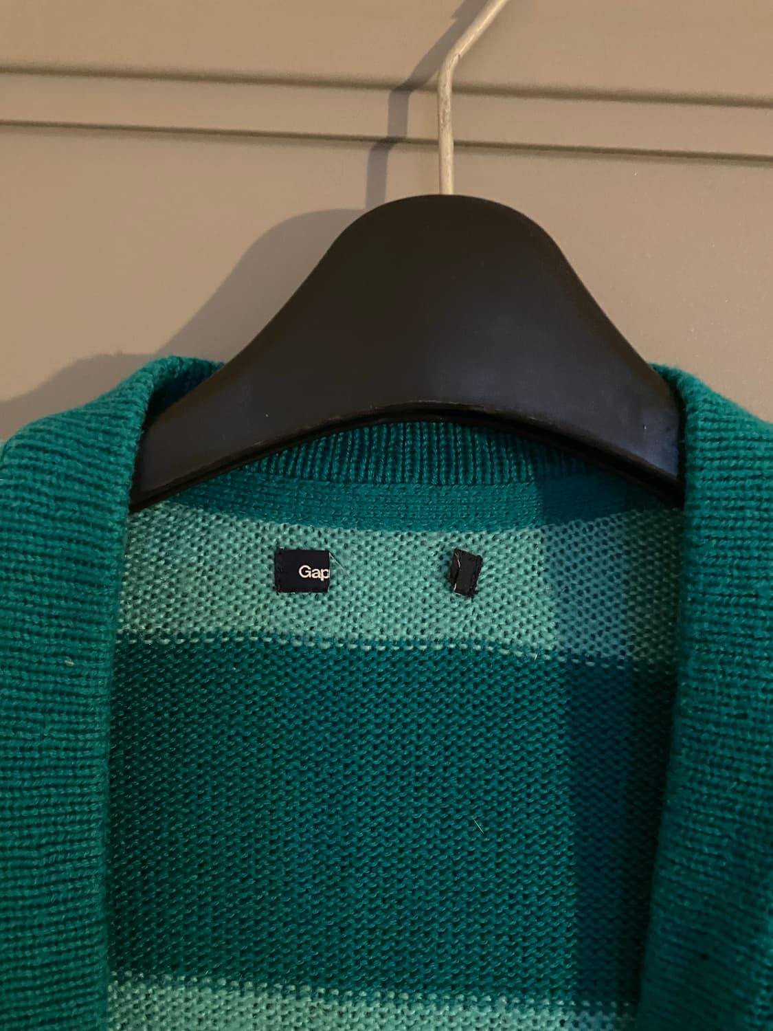GAP 청록색 스트라이프 가디건 빈티지 모리걸 상품이미지4