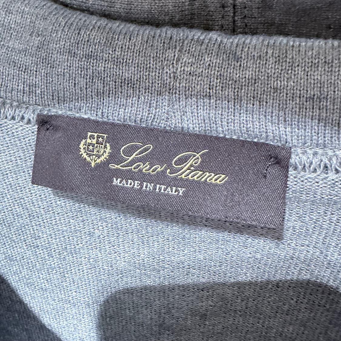 XXL / 로로피아나 캐시미어 실크 그레이 후드집업 상품이미지4