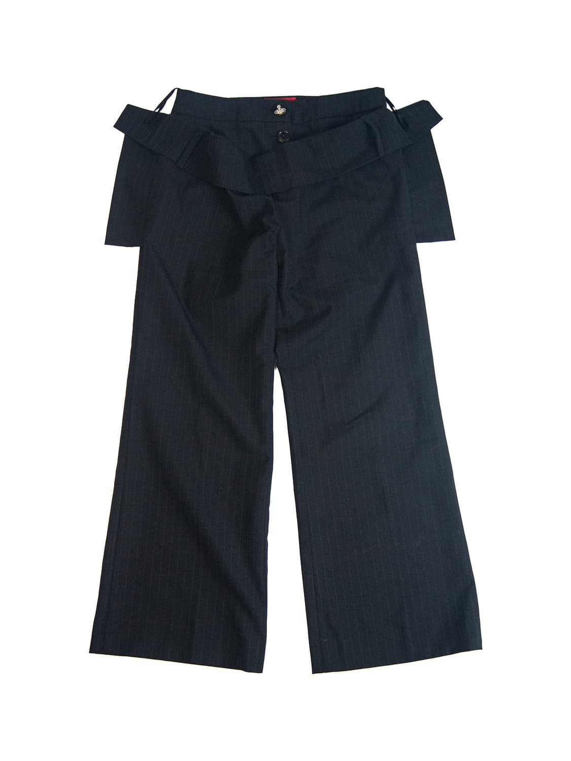 vivienne westwood 레드라벨 도킹 스트라이프 와이드 슬랙스 상품이미지1