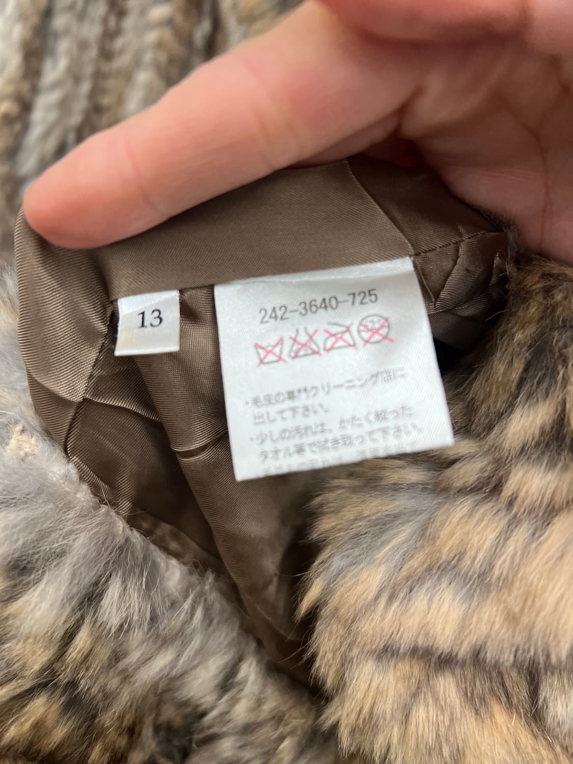 Japan Real Rabbit Fur Jacket  상품이미지5