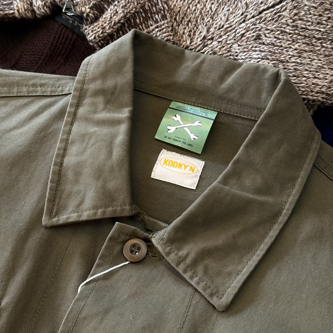 KOOKYN 일본 스트릿 브랜드 크롭 정글 퍼티그 자켓 밀리터리 자켓 상품이미지5