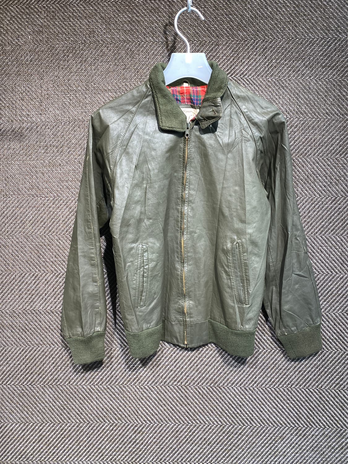 레더 해링턴자켓  상품이미지1