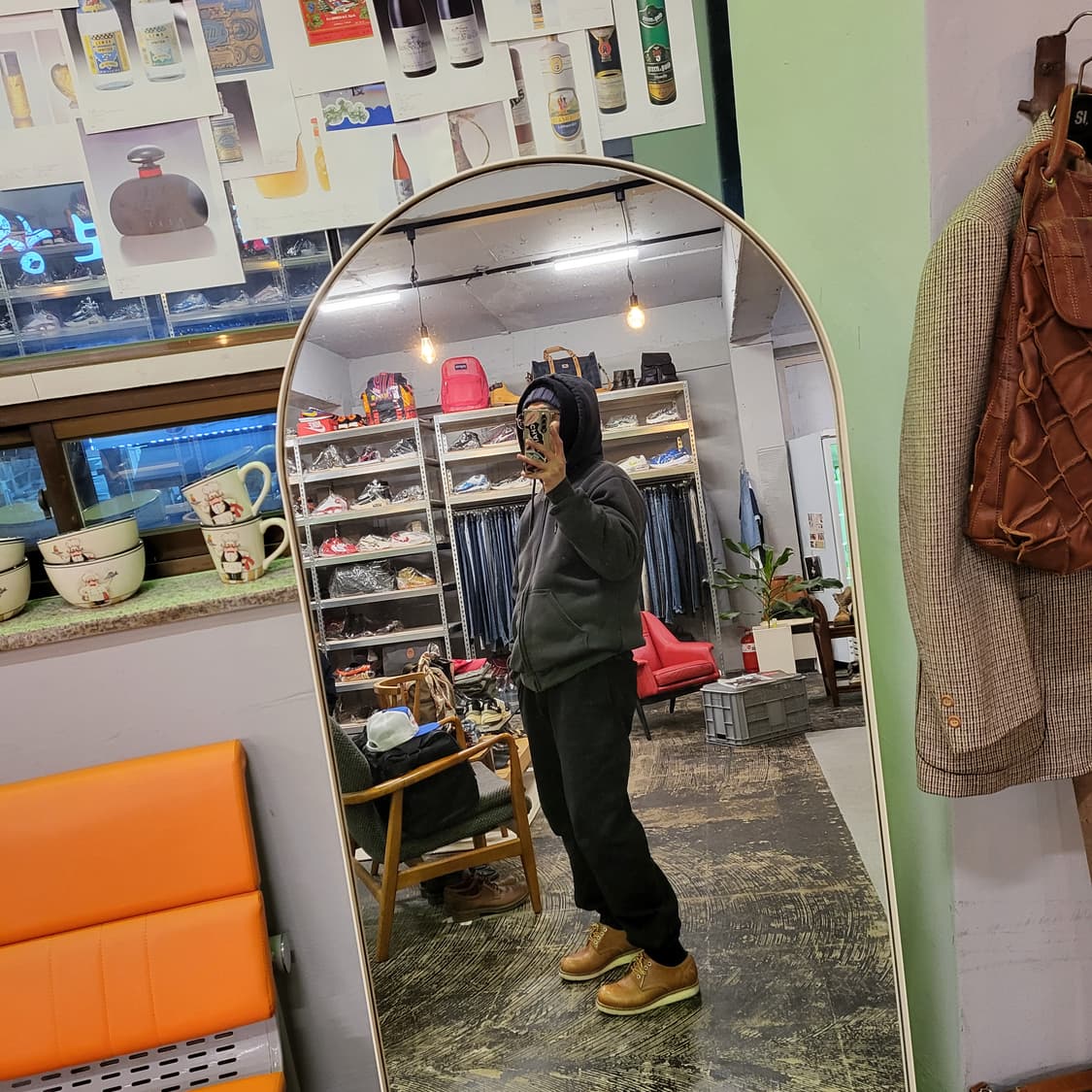 칼하트 레인 디펜더 후드 집업 (S) 상품이미지9