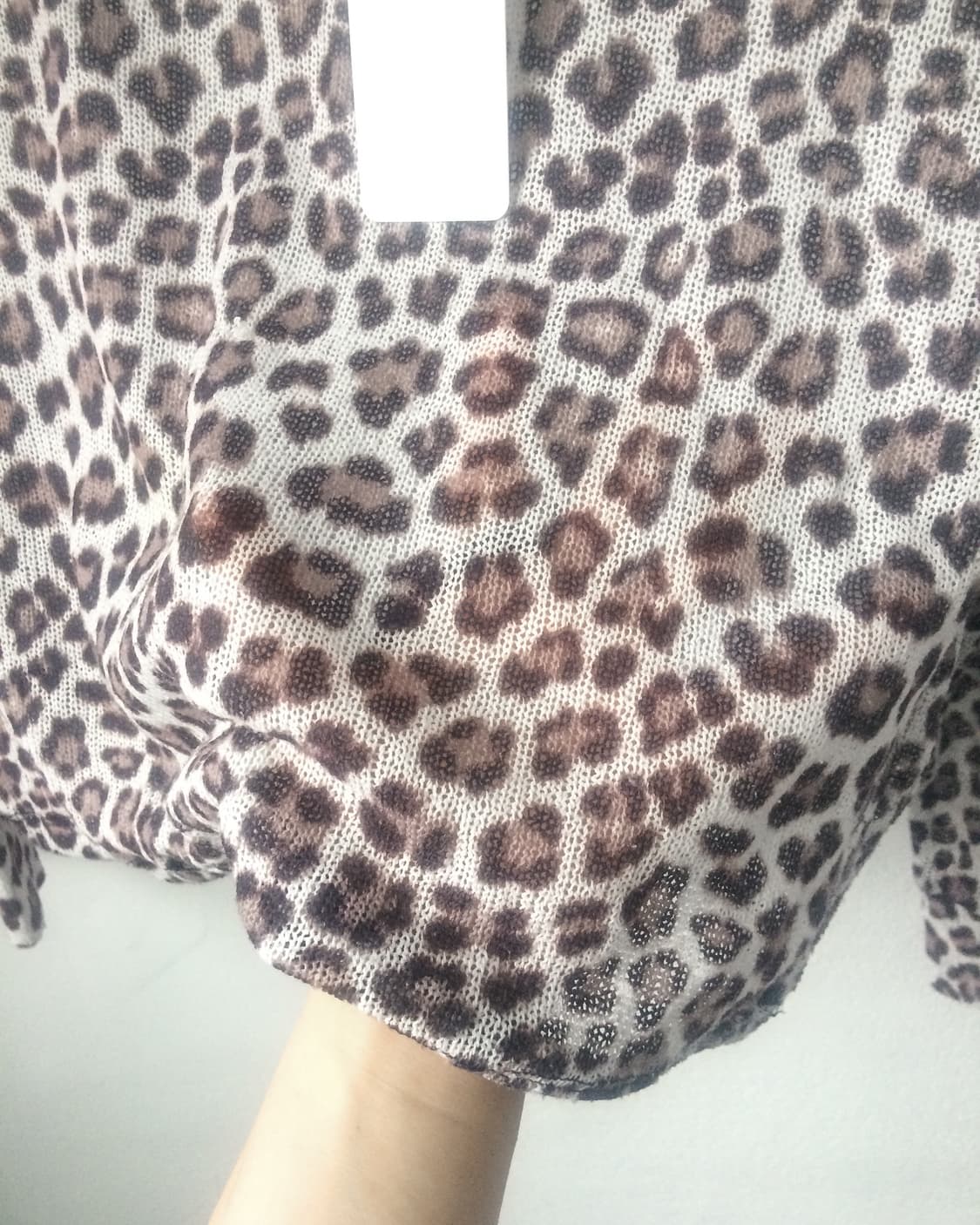 Leopard pattern hood knit 상품이미지5