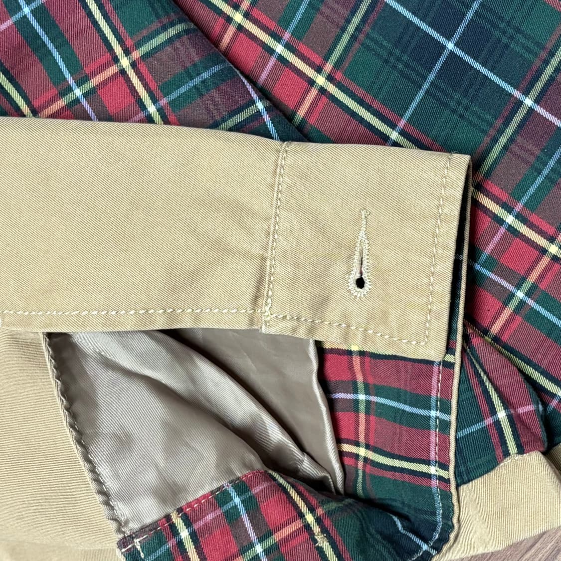 폴로 베이지 베이포트 스윙탑 해링턴 헤링턴 드리즐러 봄버 블루종 자켓 s 상품이미지6