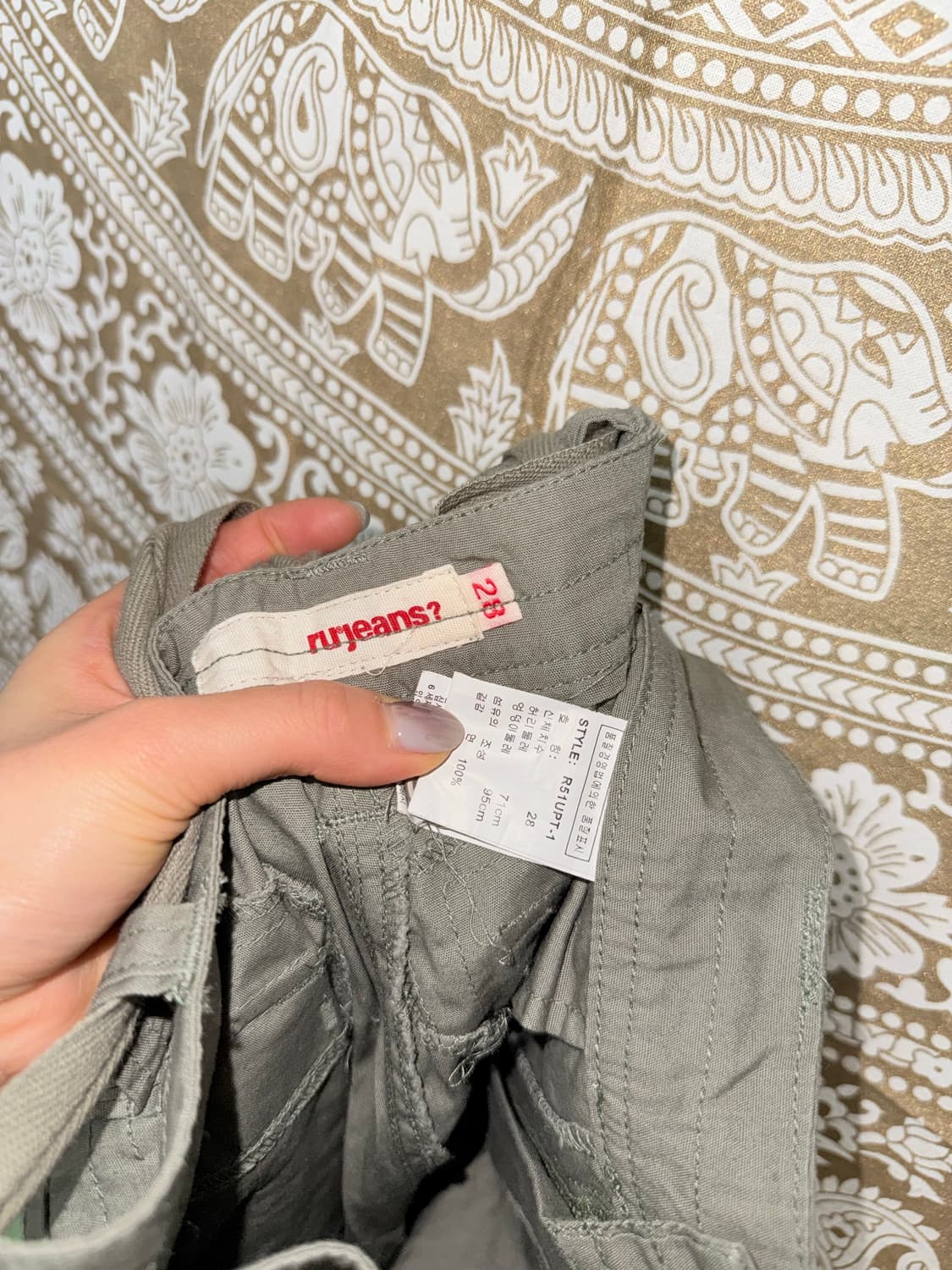 빈티지 포켓 카고팬츠  상품이미지7