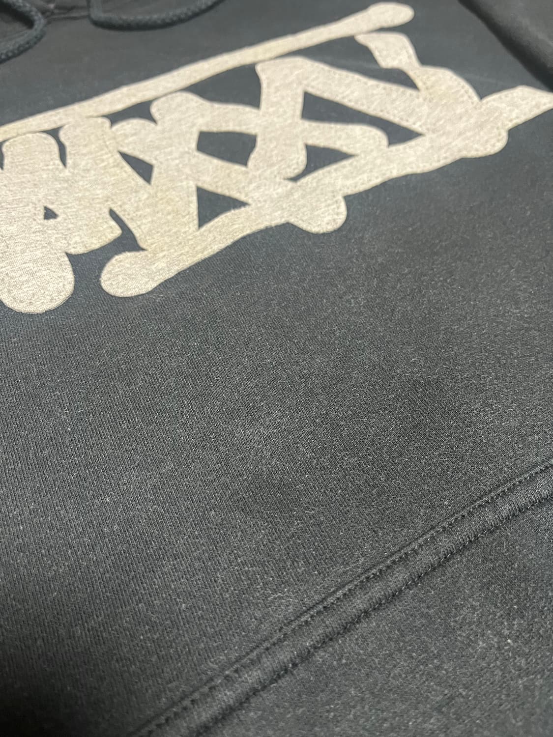 00s USA 스투시 그래피티 펠트 스티치 후디 후드티 올드스쿨 빈티지 상품이미지5