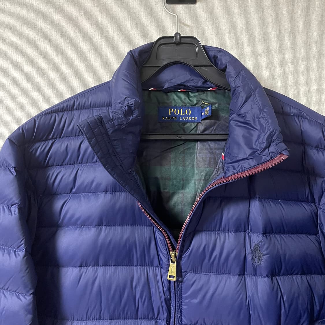 폴로 랄프로렌 경량 패딩점퍼 네이비 M (100) 상품이미지3