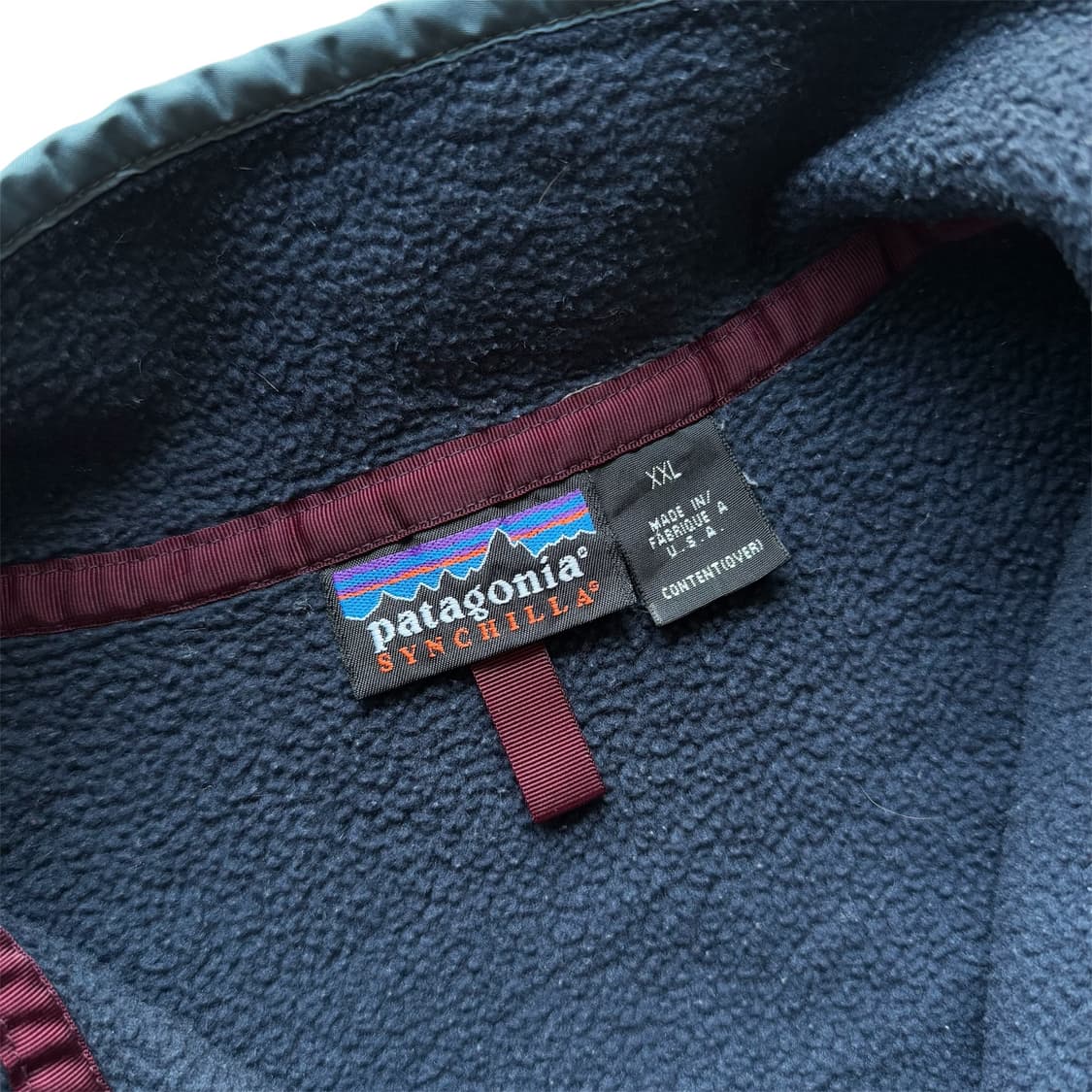 00s Made in USA 파타고니아 신칠라 네이비 상품이미지7