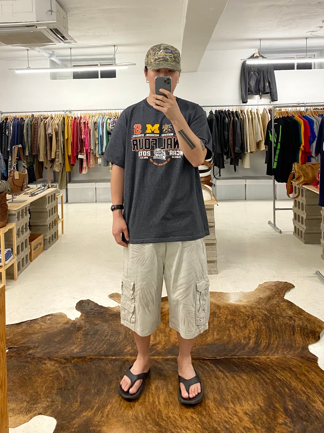 WRANGLER bermuda cargo pants 랭글러 버뮤다 카고 상품이미지3