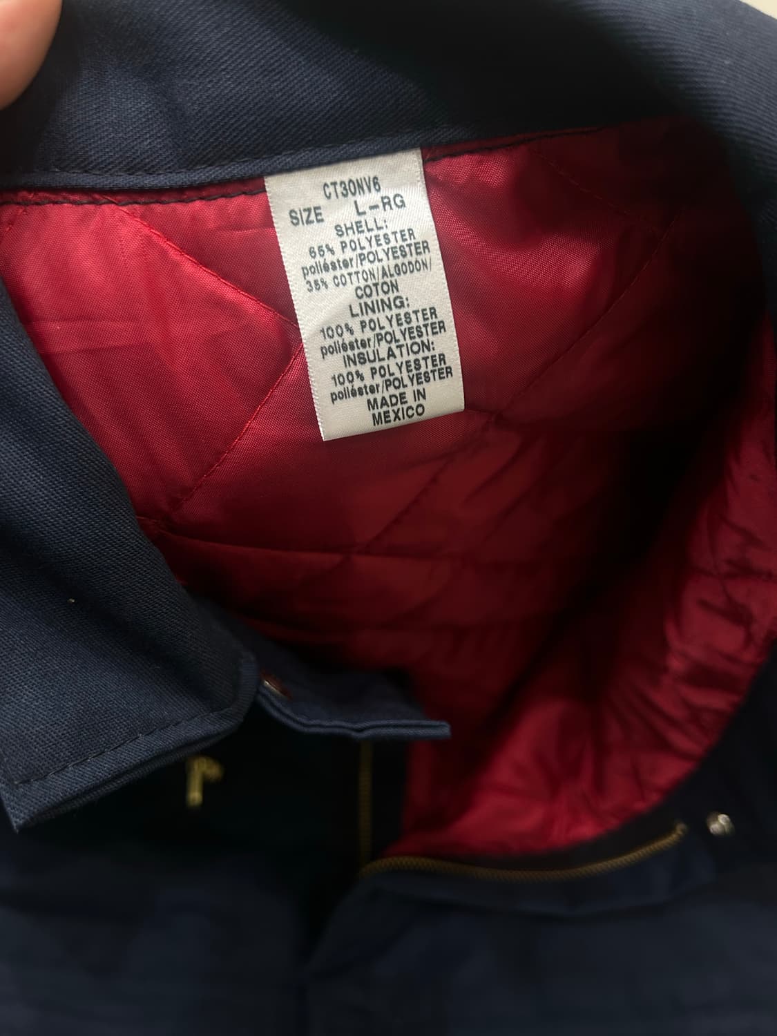 [L]레드캡 커버올 점프슈트/안감퀄팅/네이비 상품이미지6