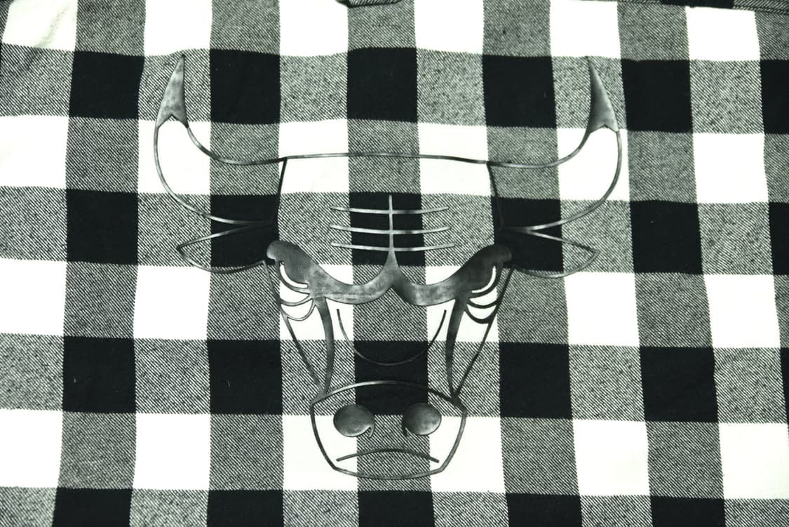 빈티지 NBA 체크 남방 L 사이즈 상품이미지3