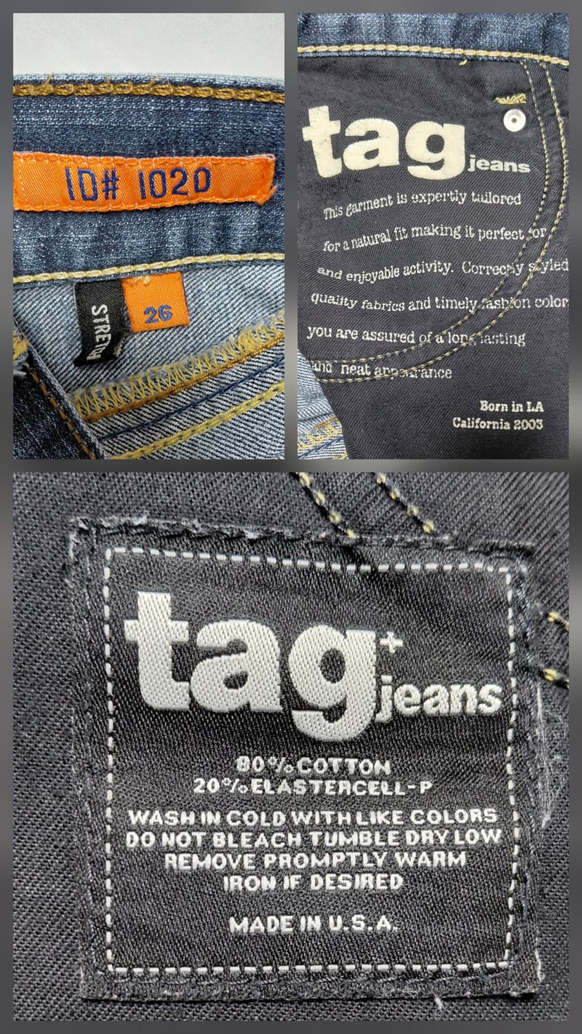 [26/무료배송] 태그진(Tag Jeans) USA 프리미엄 부츠컷 데님 상품이미지5