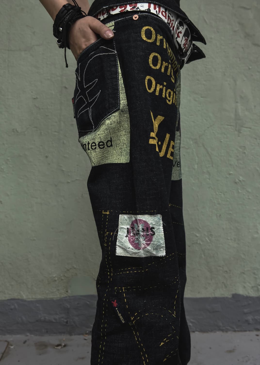 Yen Jeans Printed Denim Pants 상품이미지1