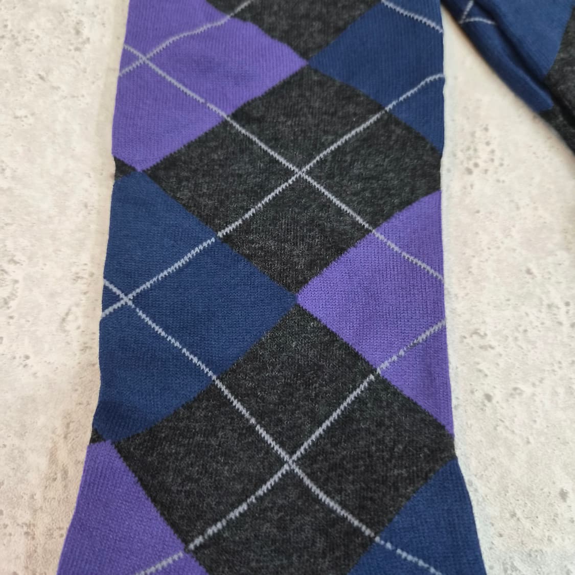 LOWRYS FARM 아가일 체크 타이즈 상품이미지3