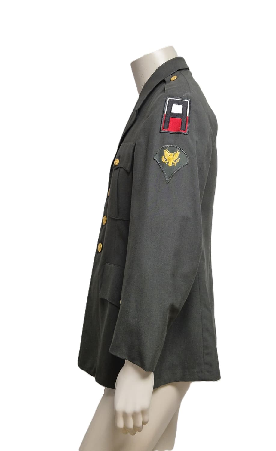 미육군 구형 제1군 25보병사단 상병 정복 전투복 상의 자켓 (L) 상품이미지2