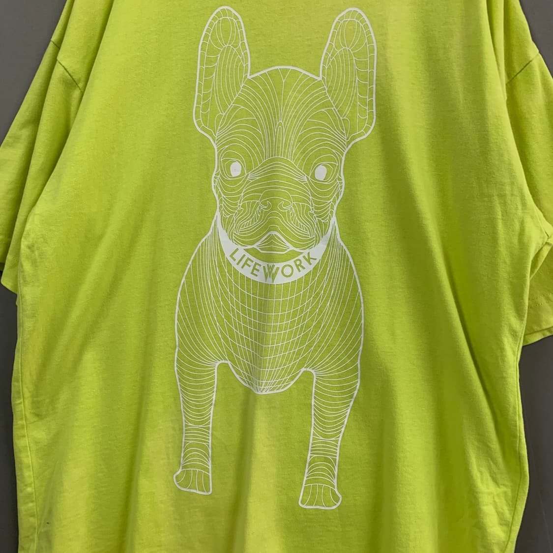 M 라이프워크 빅 라독 프린팅 형광 반팔티 상품이미지4