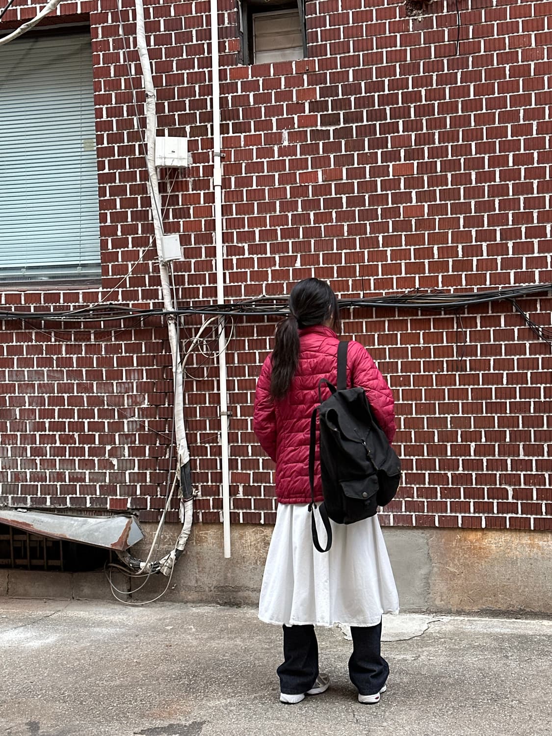 파타고니아 경량패딩 레이어드 코디세트 상품이미지4