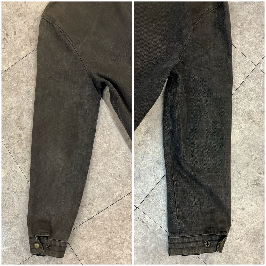 빈티지 라이더 자켓 브라운 #csz3988 상품이미지10