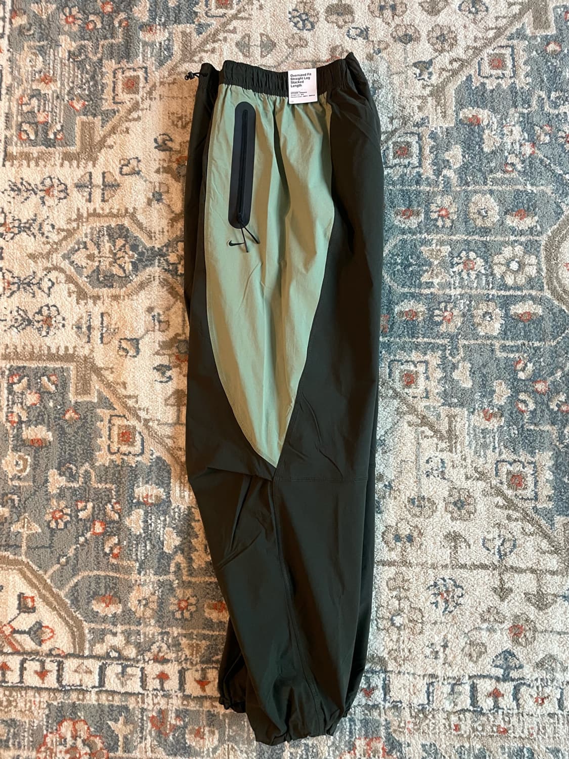 나이키 테크 드라이핏 우븐 컬러 블록 오버사이즈 팬츠(새제품. XL) 상품이미지7