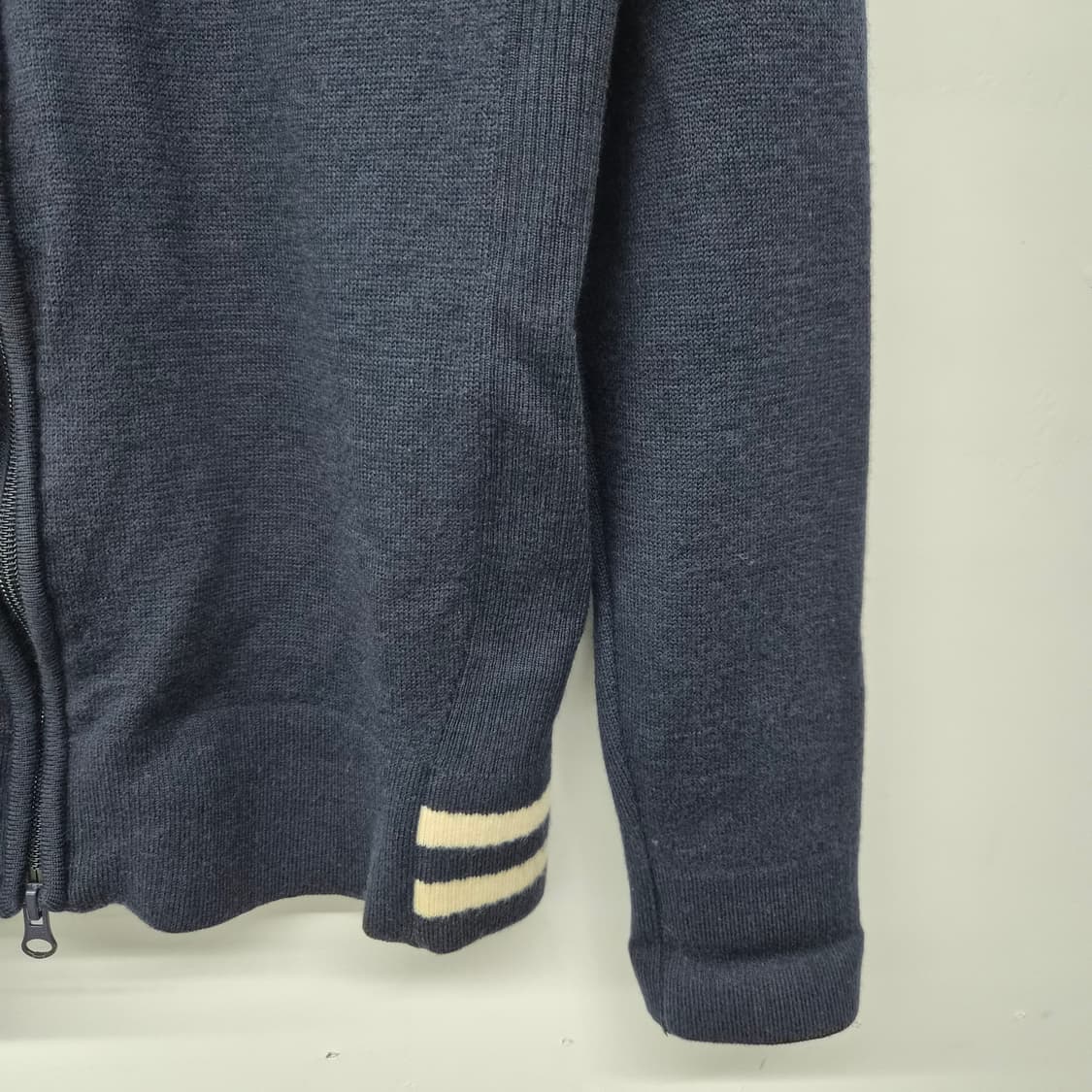 라코스테 네이비 니트 집업 가디건 남성 L 상품이미지2